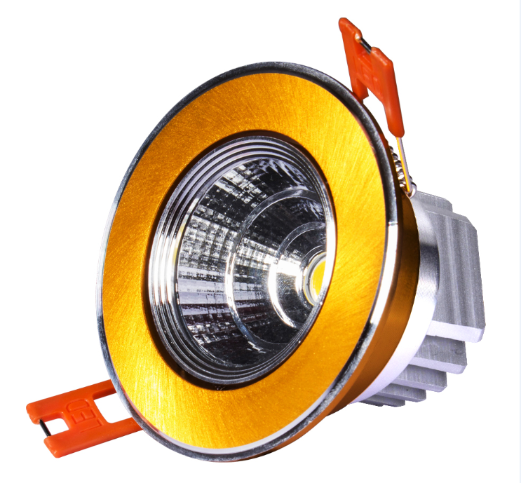 3W LED DOWN LIGHT GOLDEN