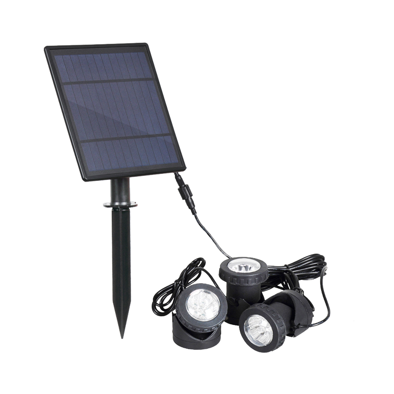 Solar Underwater Light 3head