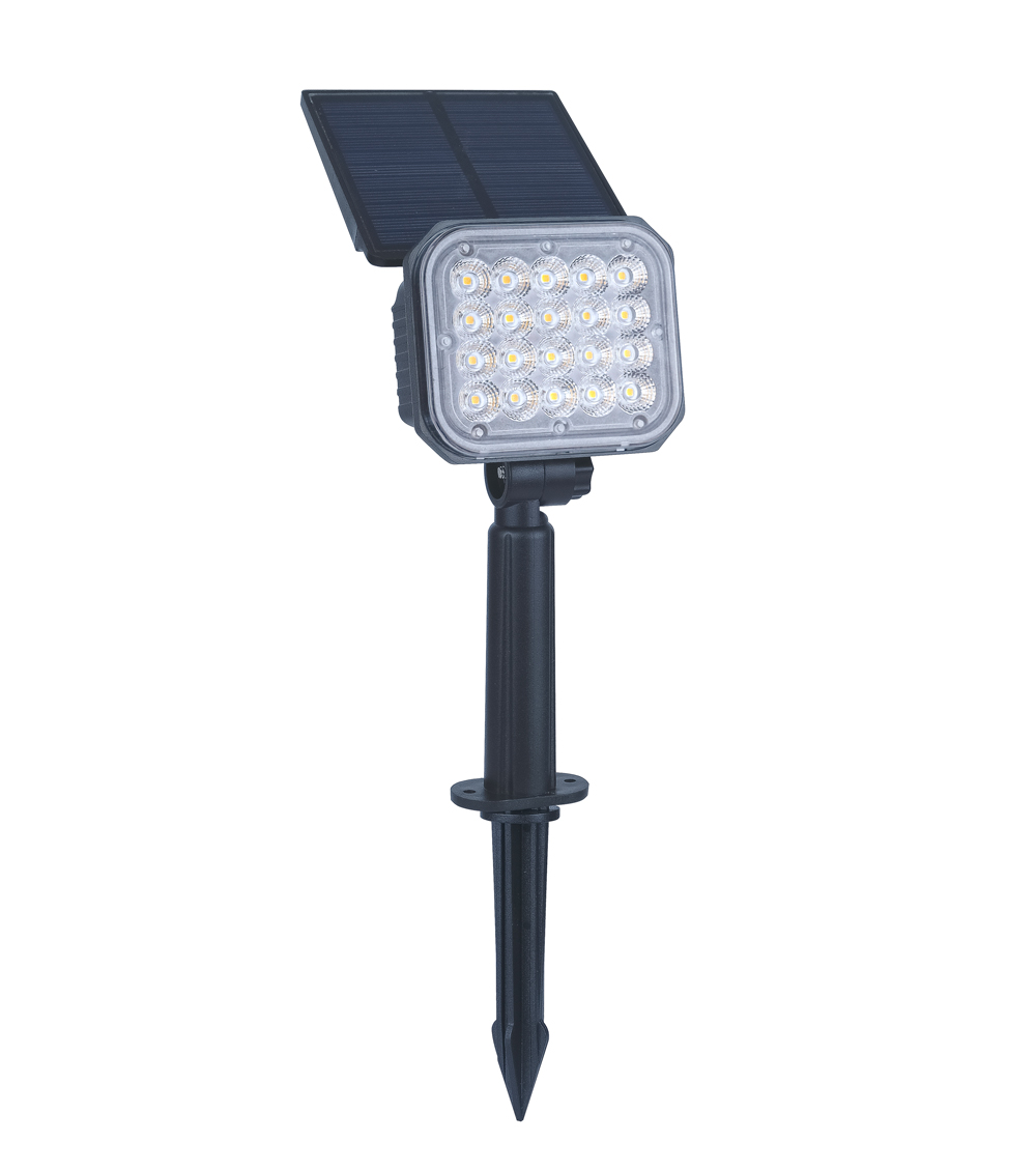 Foldable Solar Spot Light: 20 LEDs